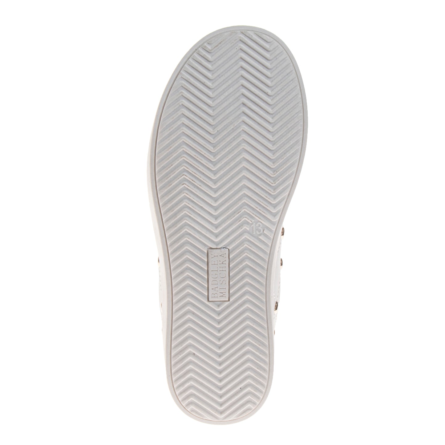 Badgley Mischka HeartStudded Sneakers Girls  Gold Accents Fashion Glamorous Stylish Casual Chic Comfort Fit (Little Kid / Big Kid)