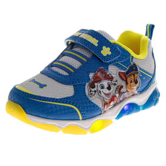 Paw Patrol Boys Light-Up Sneakers with Hook and Loop Closure (Little Kid)