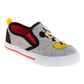 Mickey Mouse Casual No Lace Shoes - Low top Canvas Slip-on Tennis Boys Sneakers (Size 5-12 Toddler)