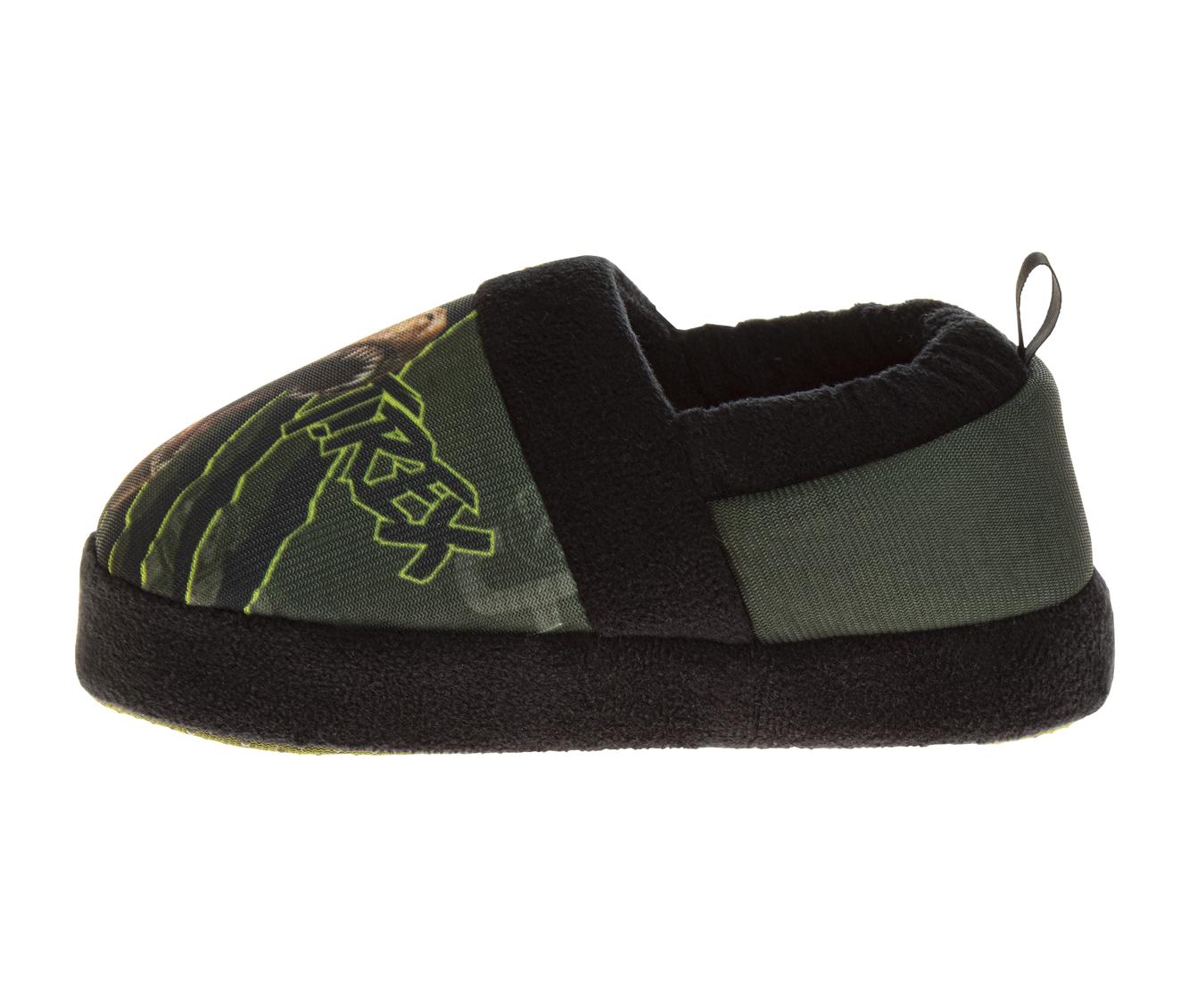 Jurassic World Slippers  Boys - Dinosaurs Indoor Comfy House Shoes Plush Fuzzy Jurassic Park Slipper (toddler)