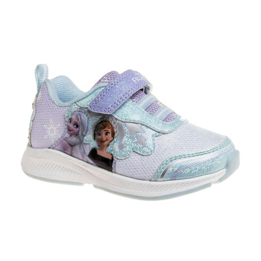 Girls Frozen Light Up Laceless Running Shoes (Toddler/Little Girl)