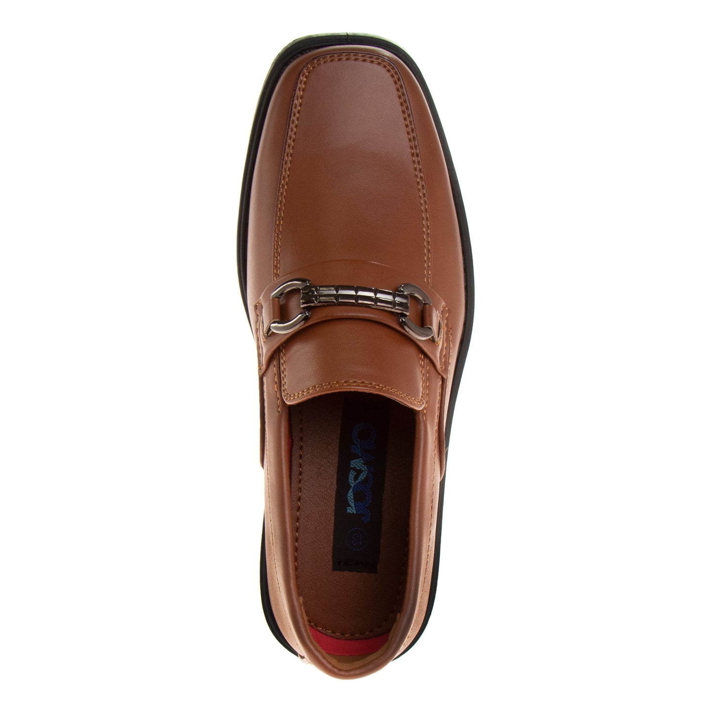 Josmo Boys' Slip-On Oxford Dress Shoes â€“ Classic Formal Loafers with Metal Bit Accent(Little Kid / Big Kid)