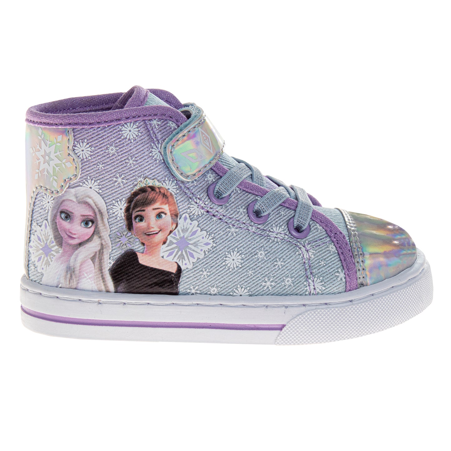 Frozen High-Top Hook and Loop Girls Canvas Sneakers (Toddler)