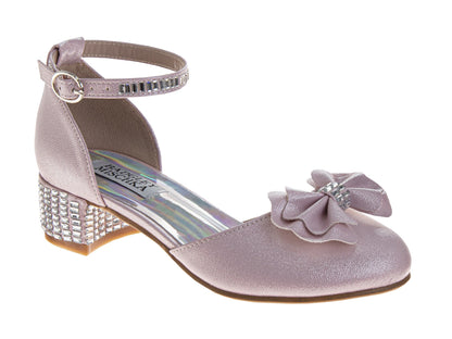 Badgley Mischka Dress Shoes Girls'  Elegant Sparkle Fashion Forward Comfort Fit (Little Kid / Big Kid)