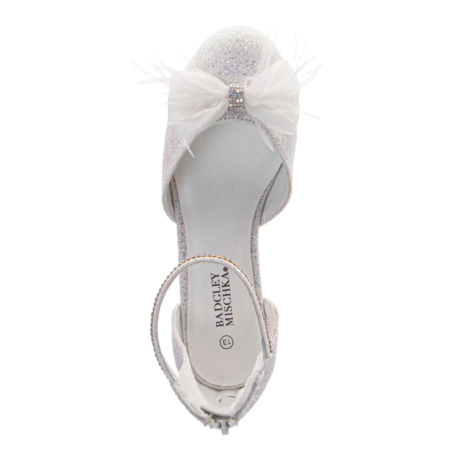Badgley Mischka Dress Sandals Girls'  Buckle Closure Elegant Stylish Formal Wear Comfort Fit (Little Kid / Big Kid)