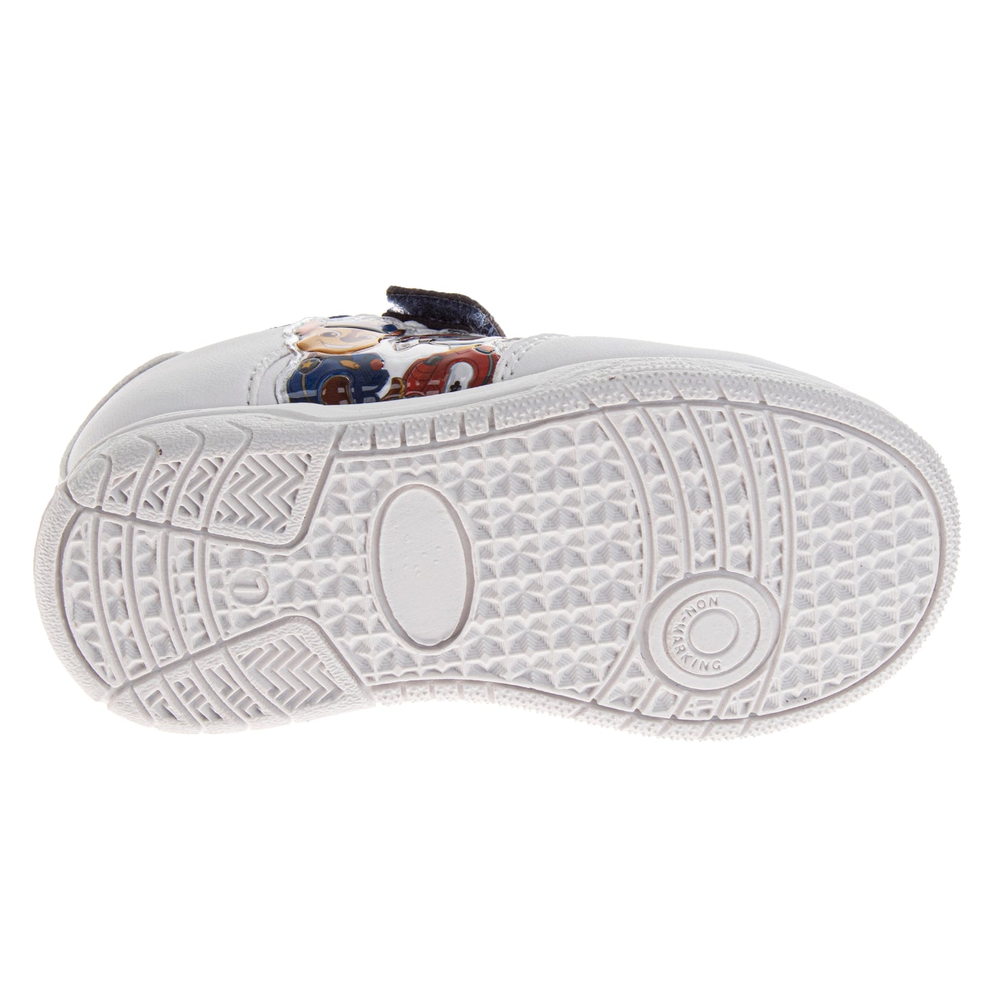Nickelodeon Official Paw Patrol Chase & Marshall Sneakers Boys  White Rescue Team Athletic Running Velcro Closure Durable (Toddler / Little Kid)