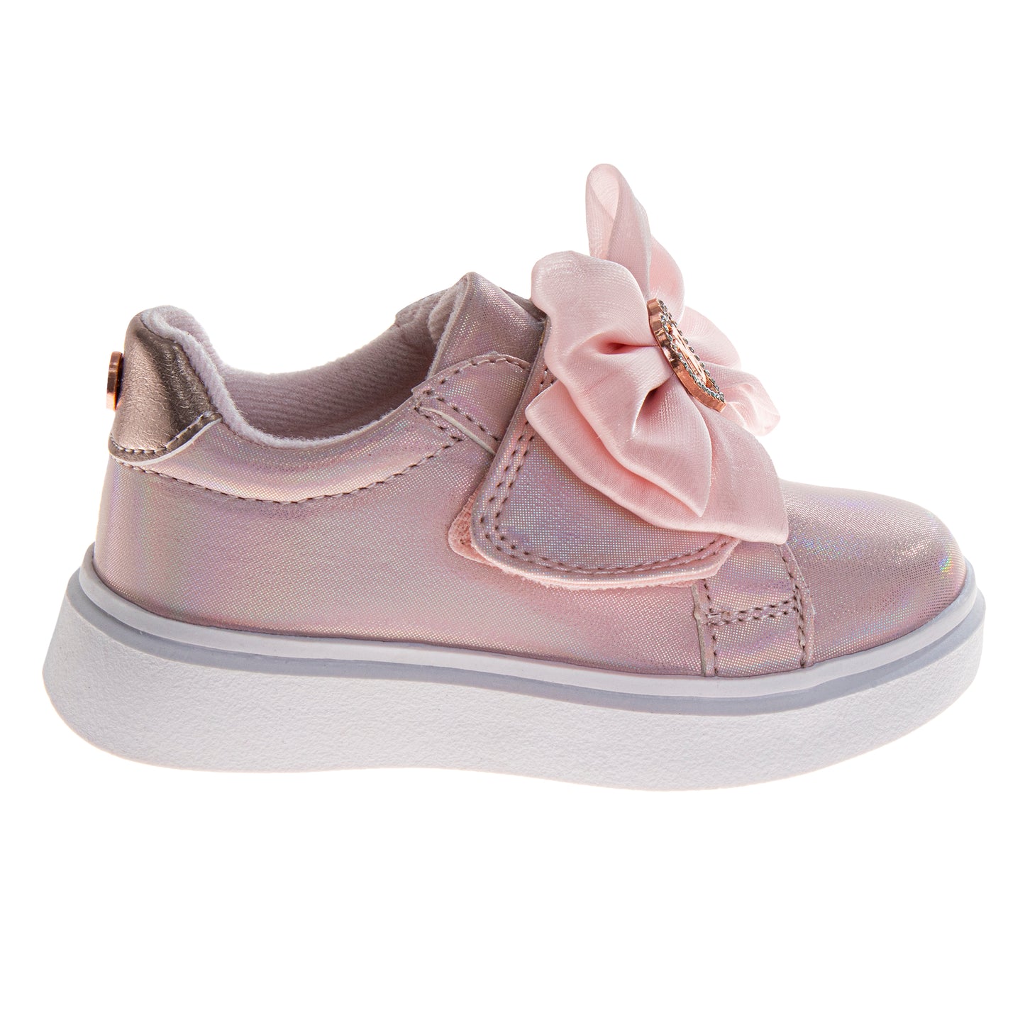 b adgley m ischka Sneakers for Girls Easy Hook-and-Loop Stylish (Toddler)