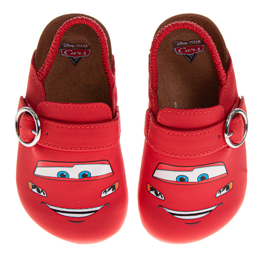 Disney Cars Lightning McQueen Boys' Clogs SlipOn, Cork, and Mule Sandals (Toddler / Little Kid)