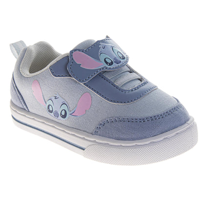 Disney Stitch Infants Casual Sneakers Girls  Everyday Wear Comfortable Durable Canvas Easy On/Off (Infants)