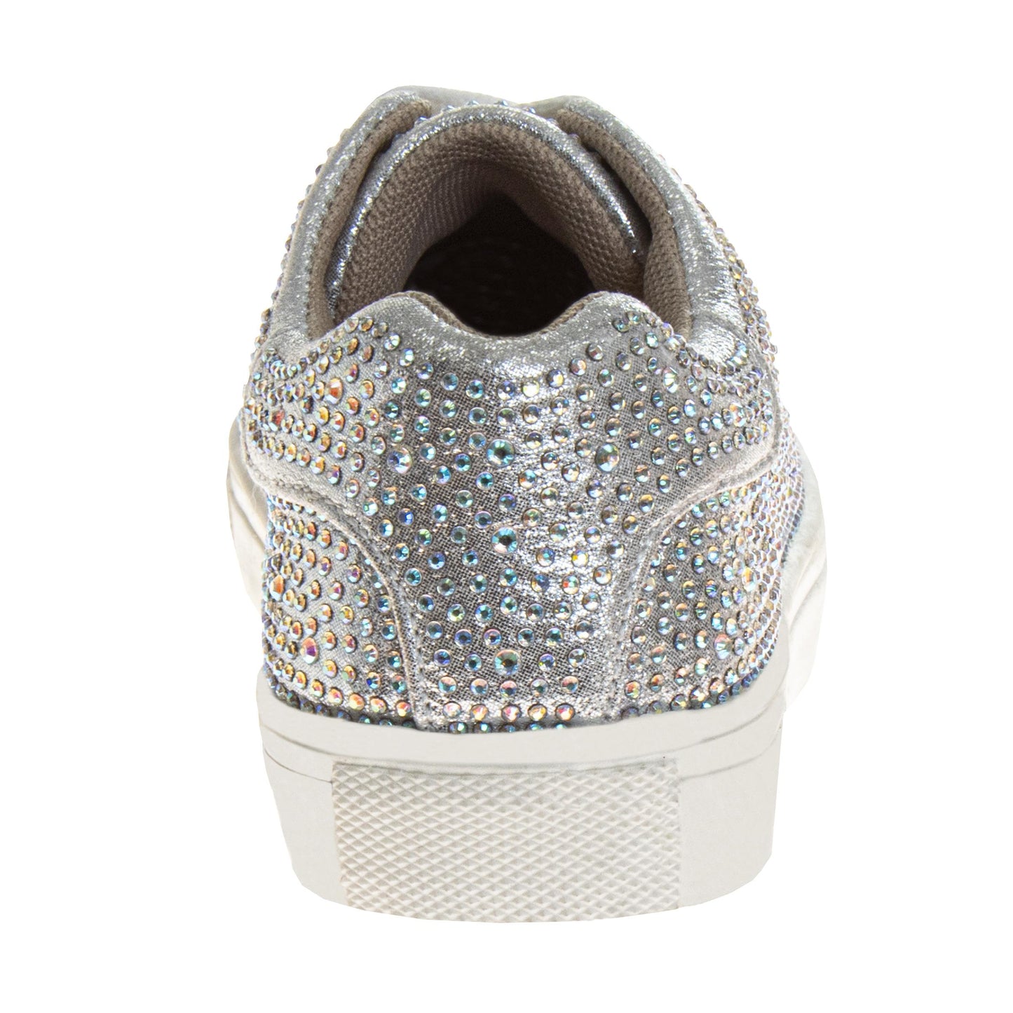 Badgley Mischka Glitzy Sneakers Girls'  Sparkly Fashion Forward Stylish Everyday Wear Comfort Fit Durable (Little Kid / Big Kid)