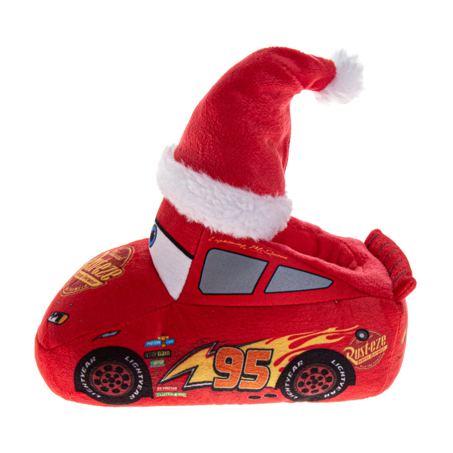 Cars Boys' Dual Size Slippers (Sizes 5-1, Toddlers)