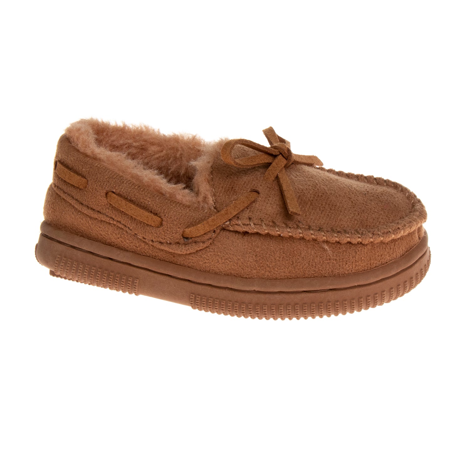 Beverly Hills Polo Club Moccasins Slippers Boys  Classic Fuzzy Lining Cozy Indoor/Outdoor Sole SlipOn (Little Kid / Big Kid)