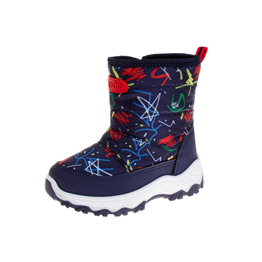 Crayola™ Kids Space Print Winter Snow Boots Water Resistant Insulated (Toddler/Little Kids)