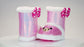 Disney Slippers Booties Minnie Mouse Warm Fluffy House Slippers for Girls (Toddlers)