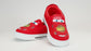 Disney Pixar Cars Lightning McQueen Boys' Slip-On Canvas Sneakers, Casual Low-Top Shoes for Everyday Wear (Toddler/Little Kid)
