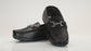 Josmo Boys' Slip-On Boat Shoes, Dressy Casual Loafers with Metal Accent for School and Formal Wear (Toddler/Little Kid)